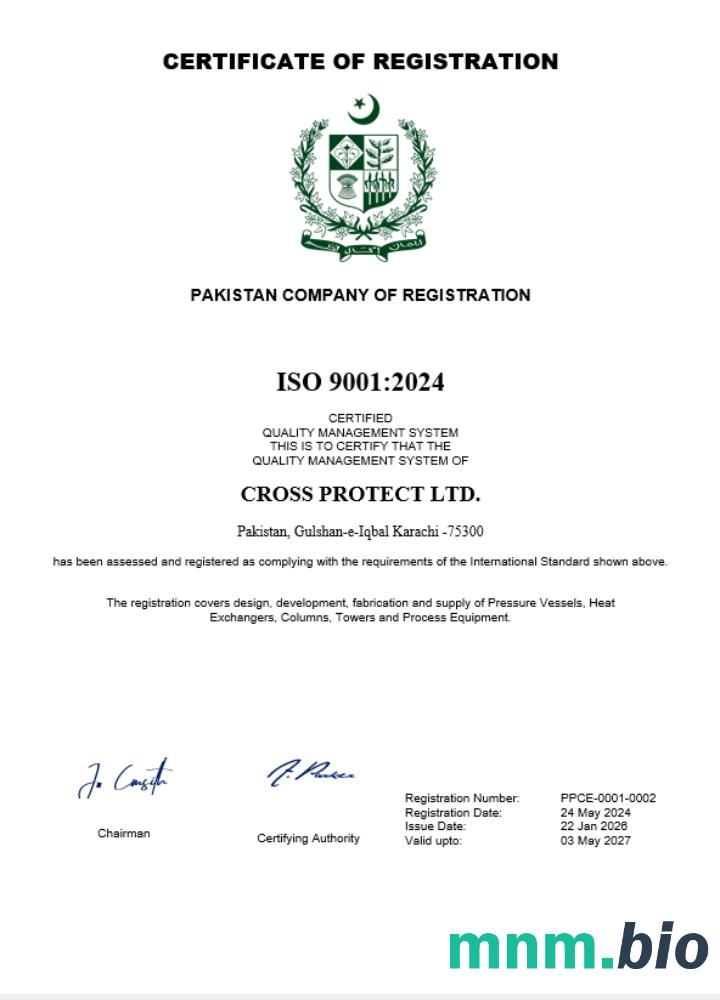 Pakistan business registration vcertyfikat Word i szablon PDF